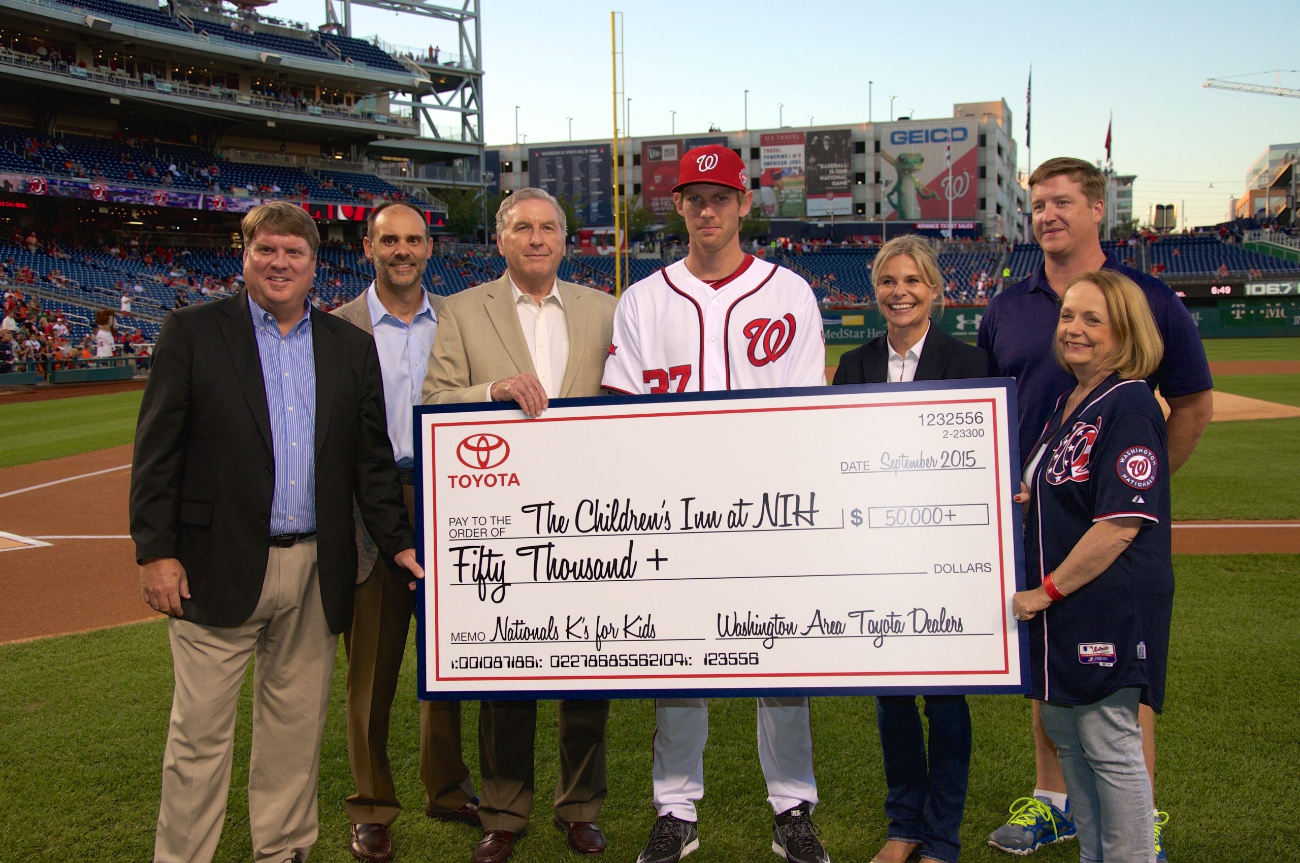 nationals check presentation