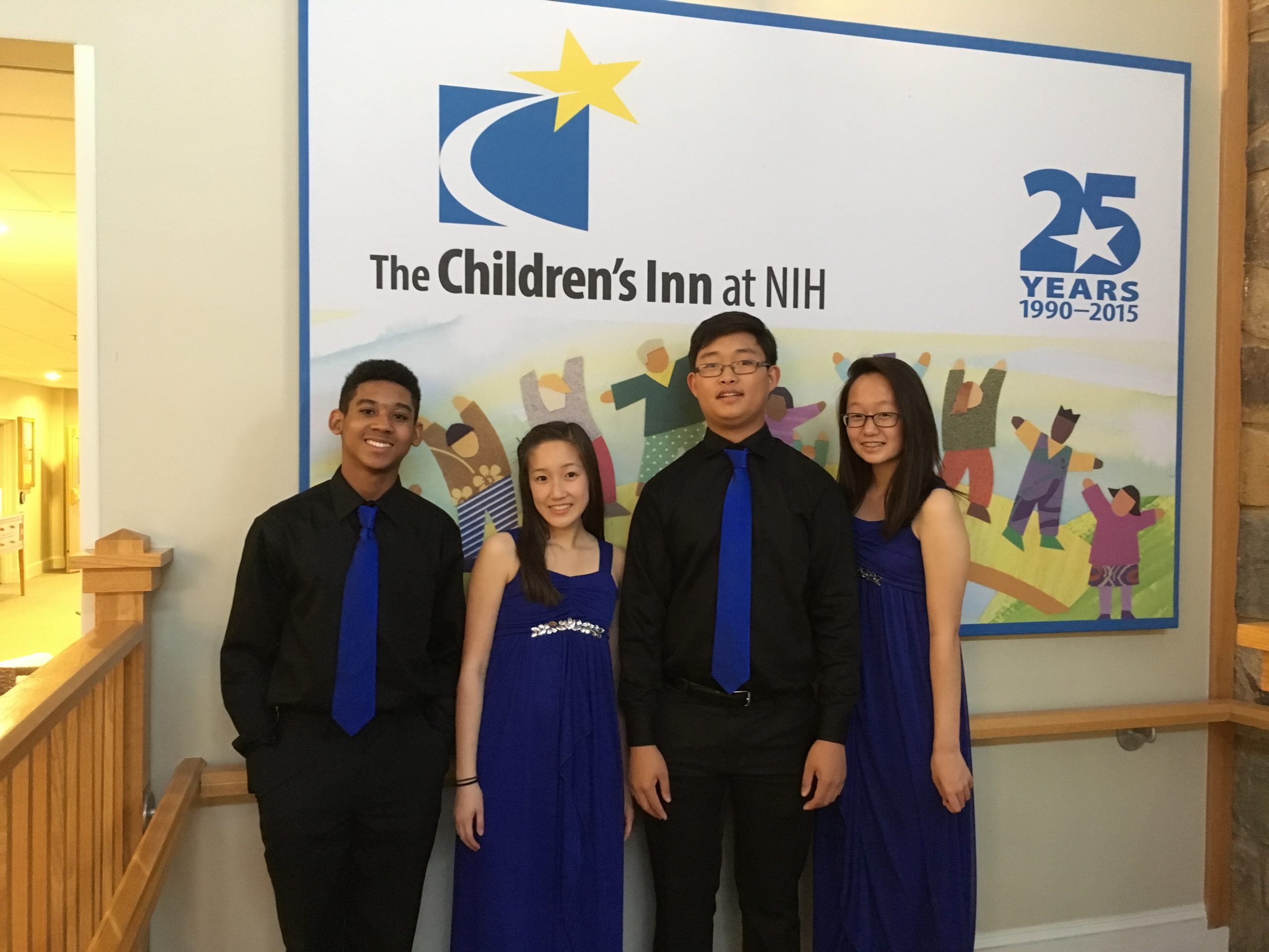 Pictured here are members Spencer Tate, 17, Natalie Hsieh, 15, Phillip Lee, 15, and Katherine Kim, 15.