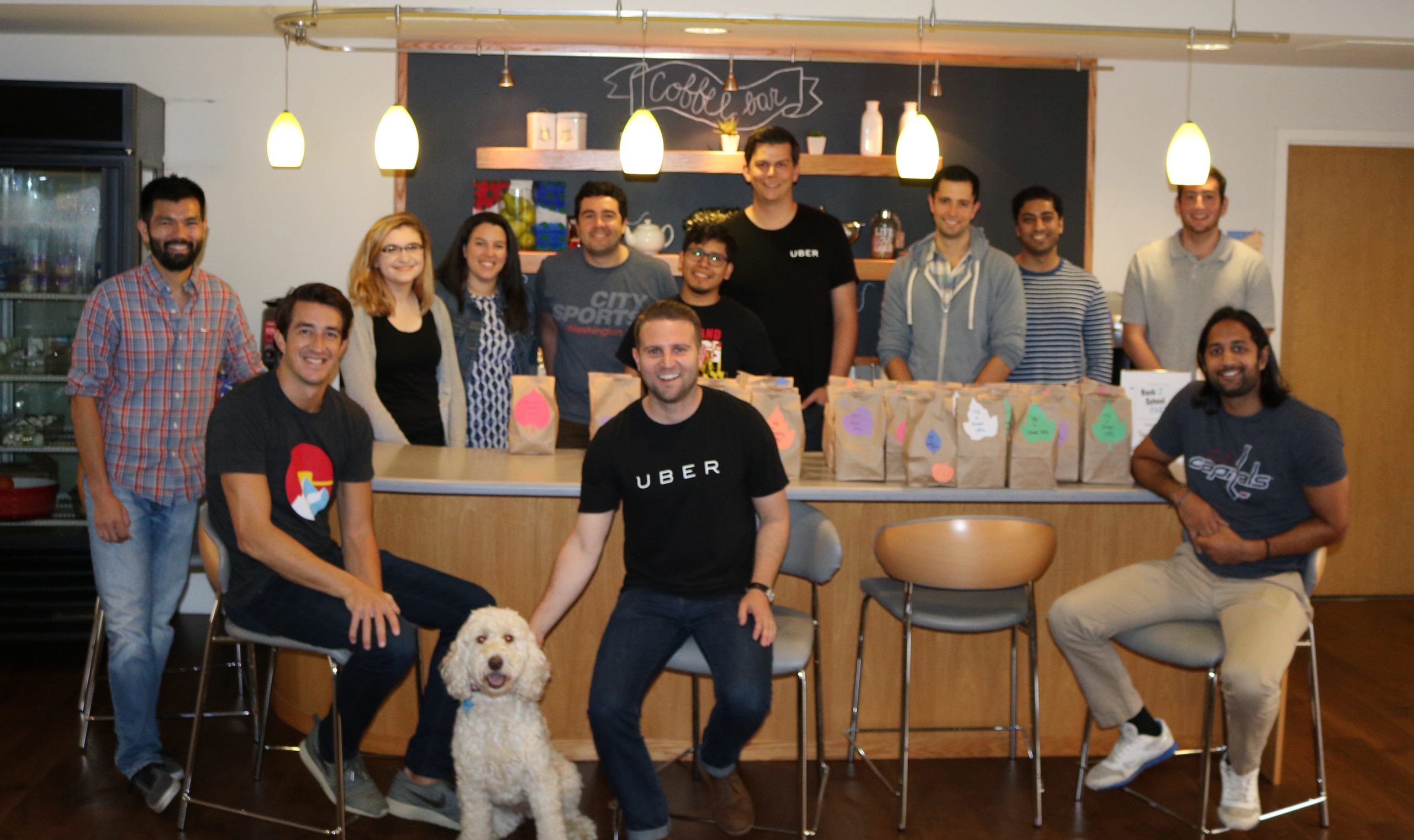 Group of Uber employees giving back at The Inn