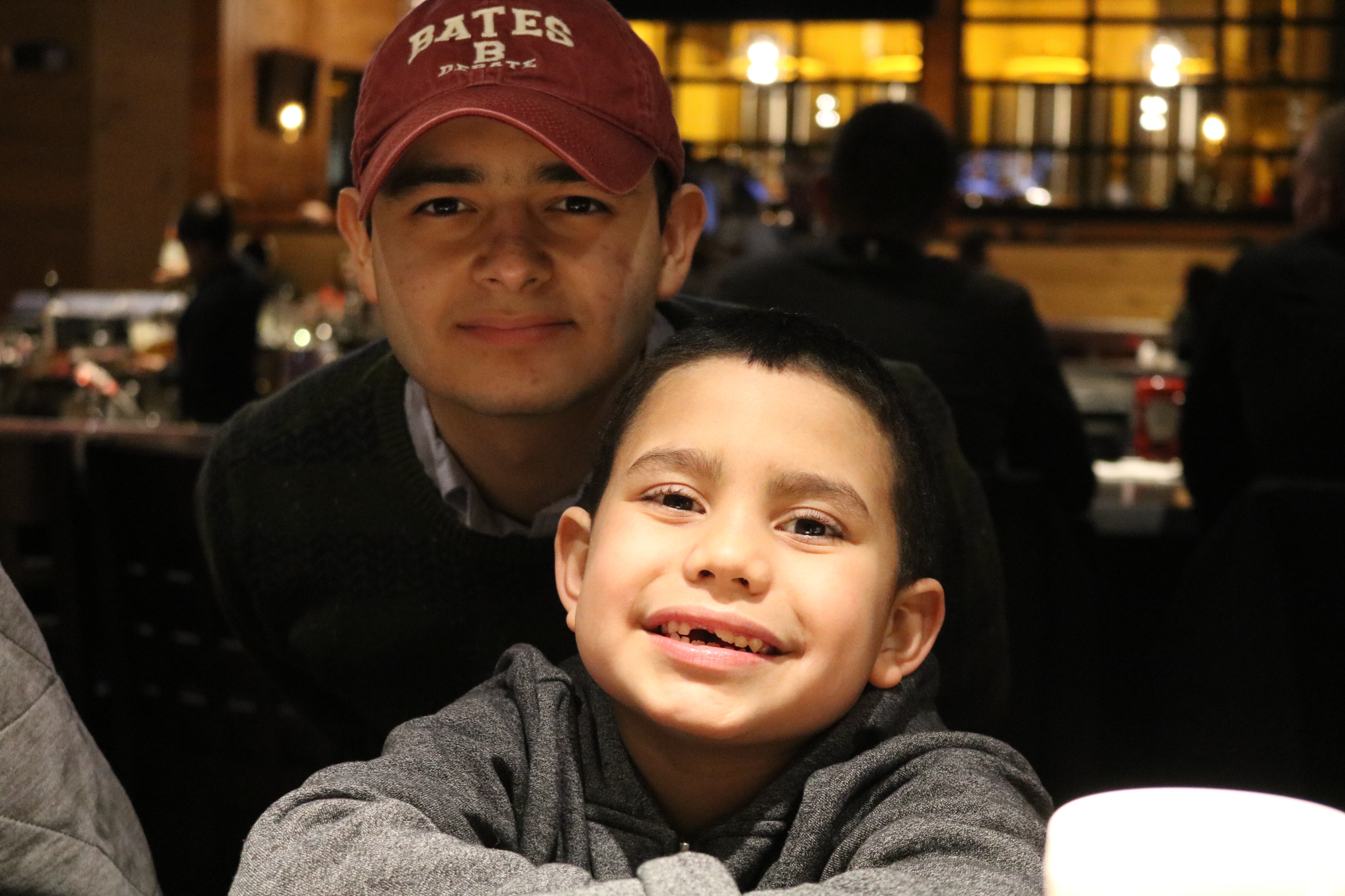 Andres with Inn resident Jordan