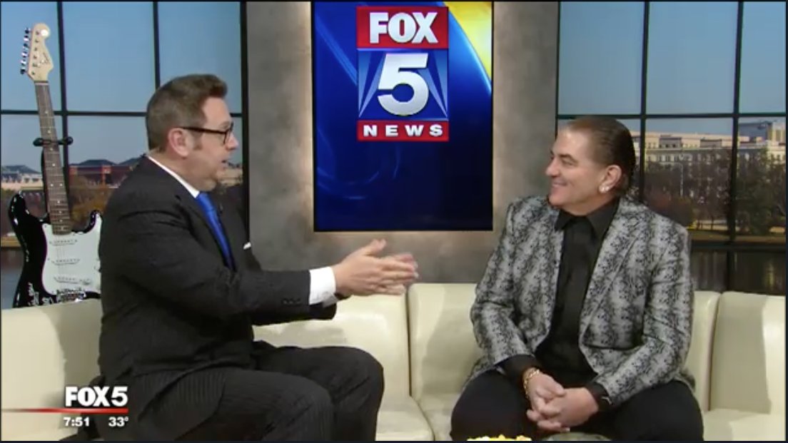 Tom Fitzgerald of Fox 5 interviews Jon Belinke of Rock and Roll for Children