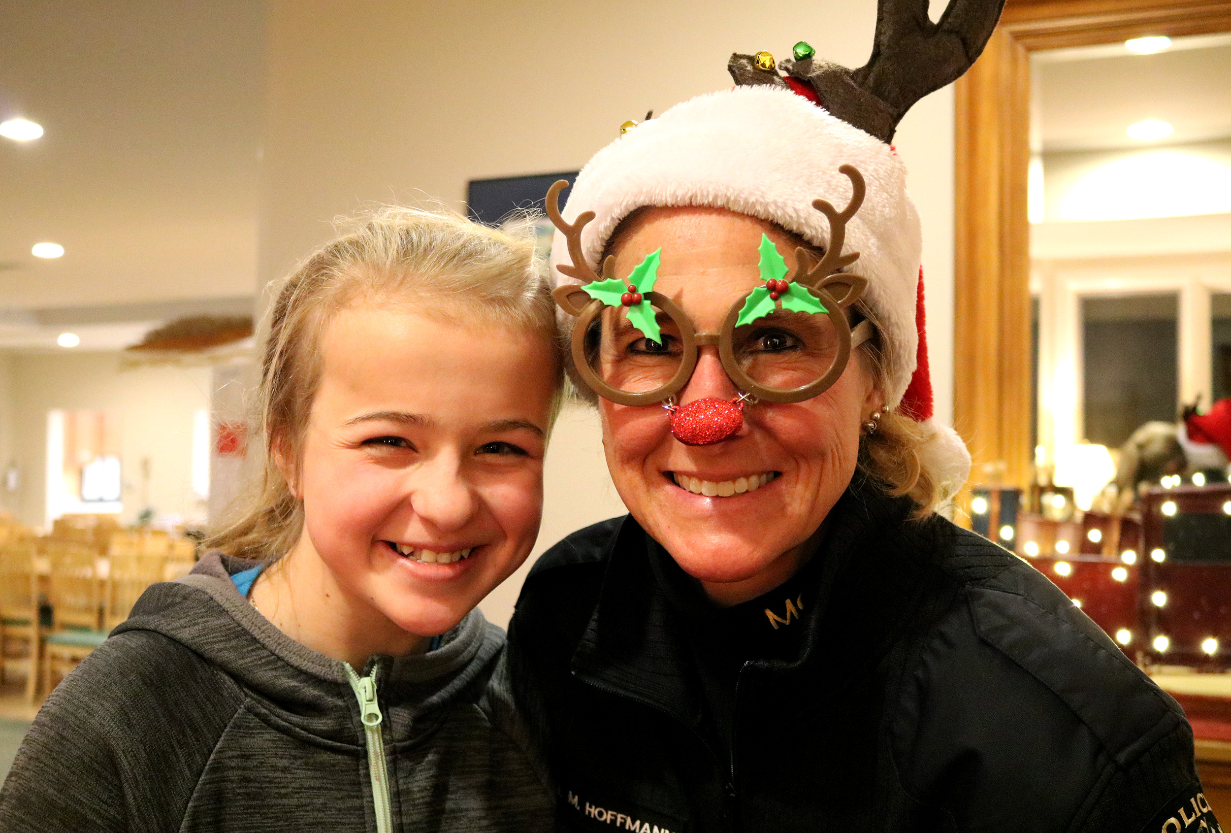 Montgomery County Police Officer with Inn resident