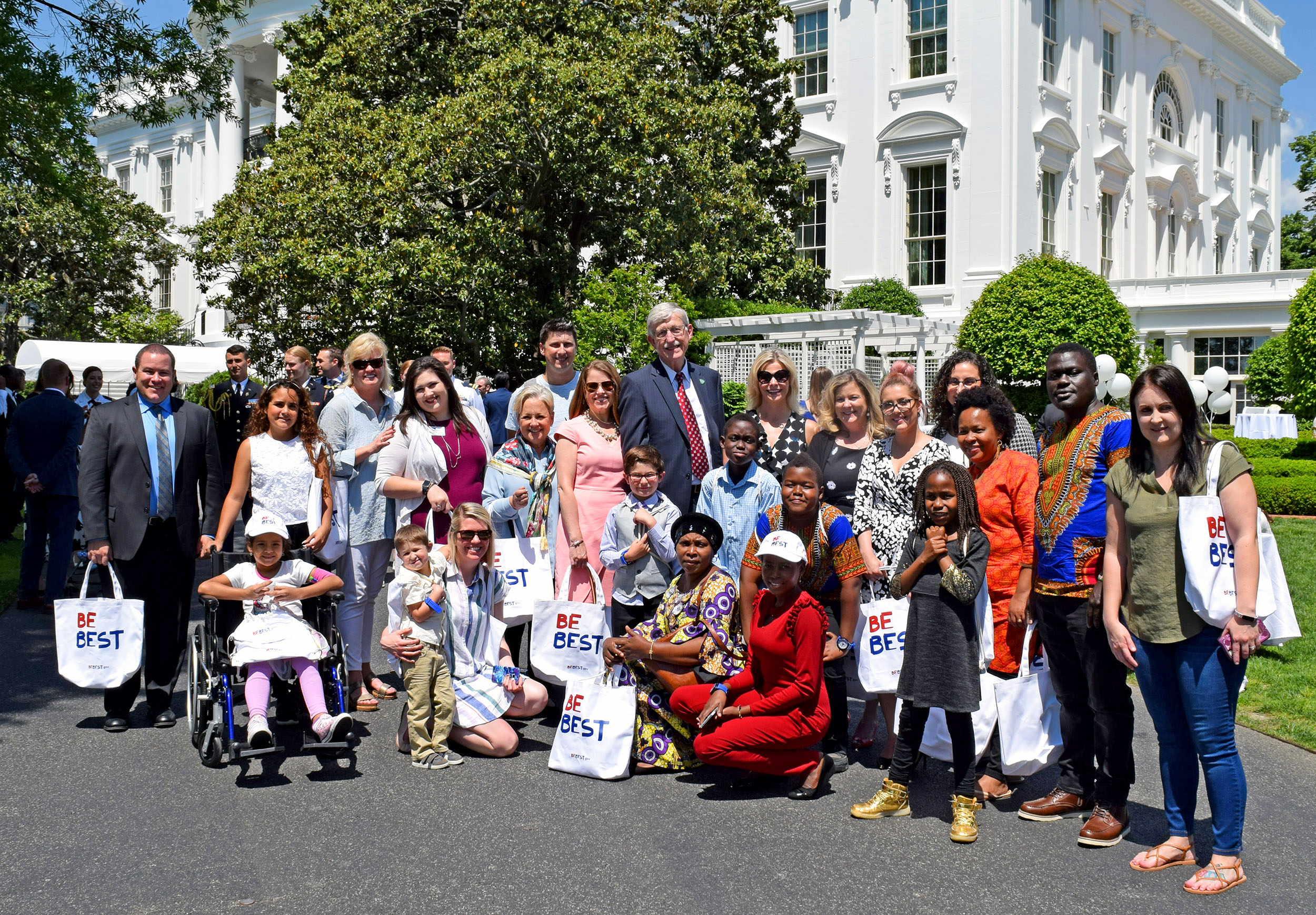 Children in Be Best group photo