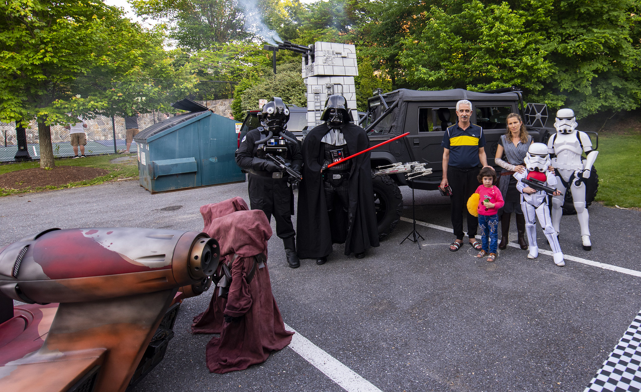 Star Wars vehicles and Batman