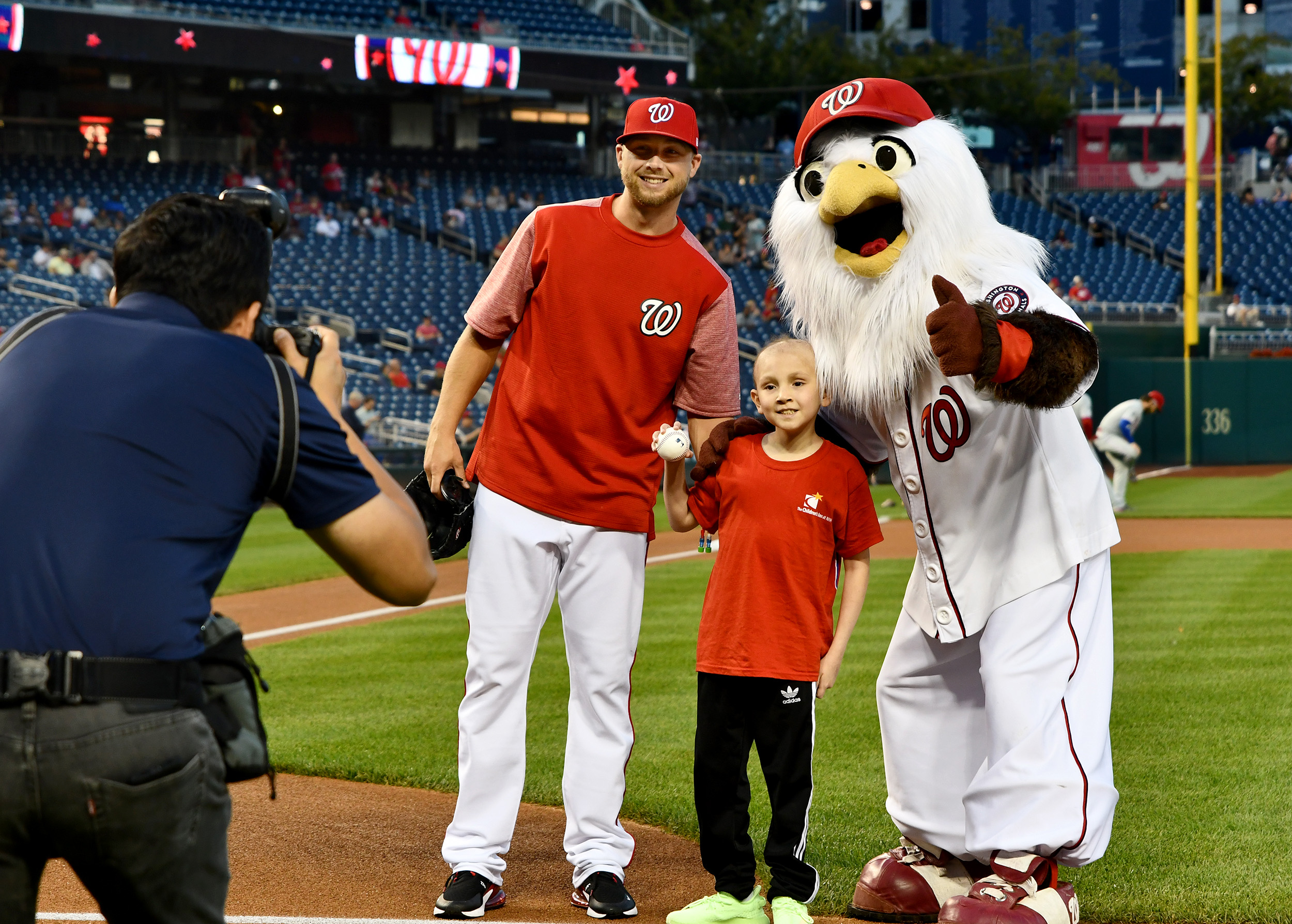 Eduardo at the Nats game 2019