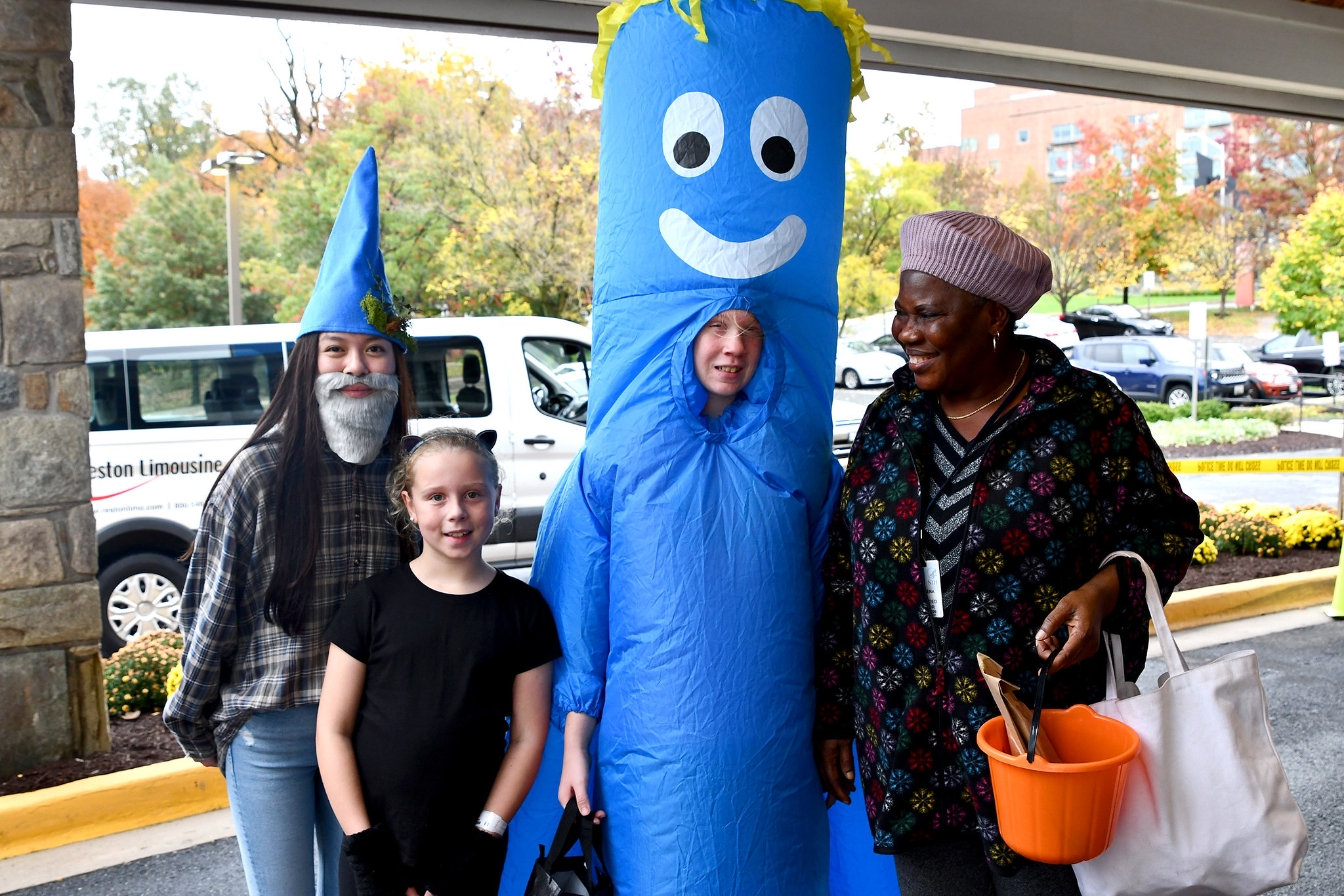 Inn residents on Halloween