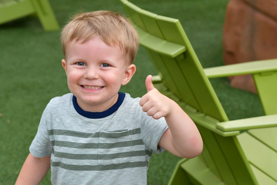 boy smiling