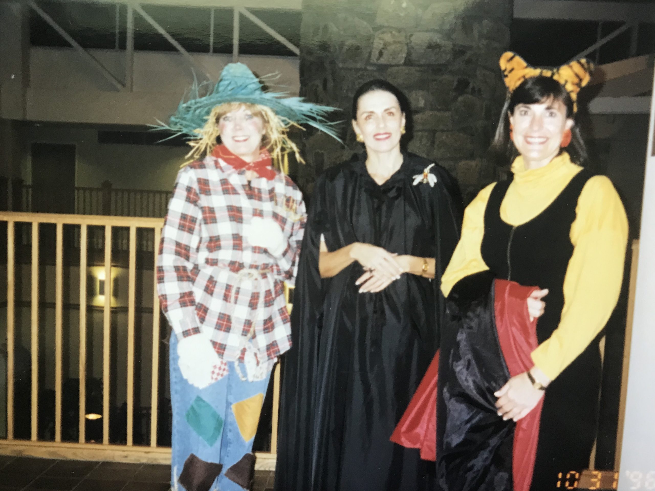 Inn volunteer Sharon Zeigler in a Halloween photo from 1995