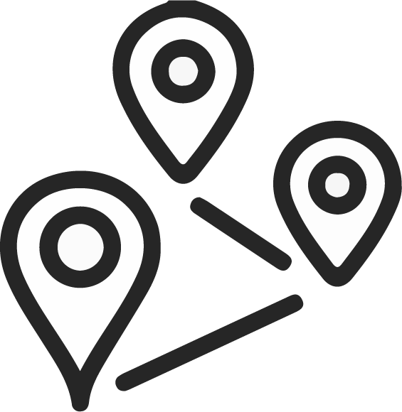 multiple-destinations icon
