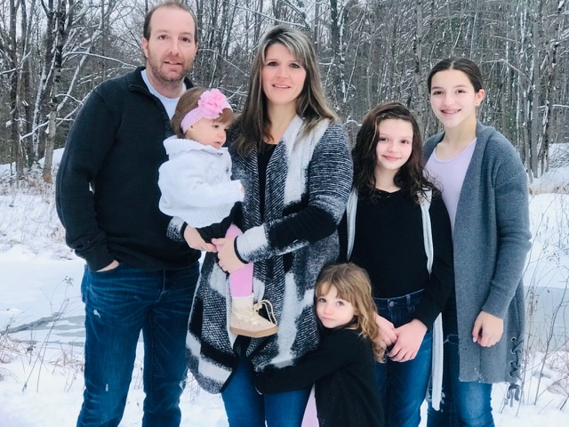Erin and Shawn with their daughters