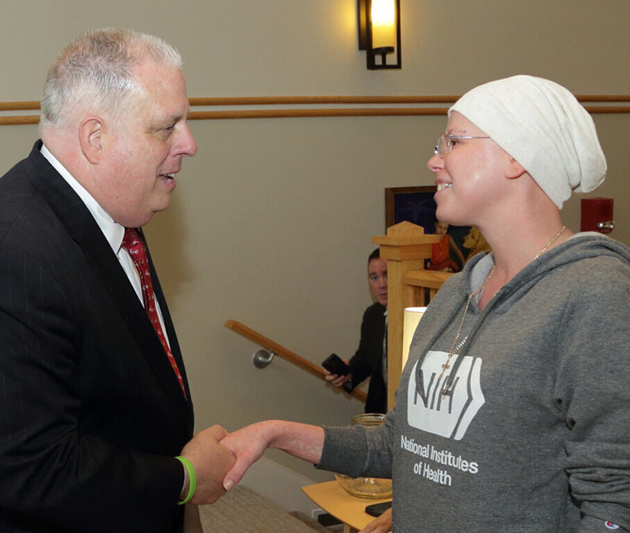 photo of Jen and Gov. Hogan