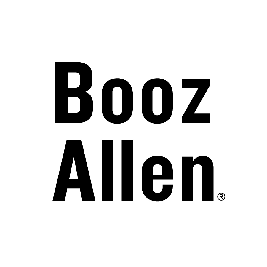 Booz Allen stacked black logo