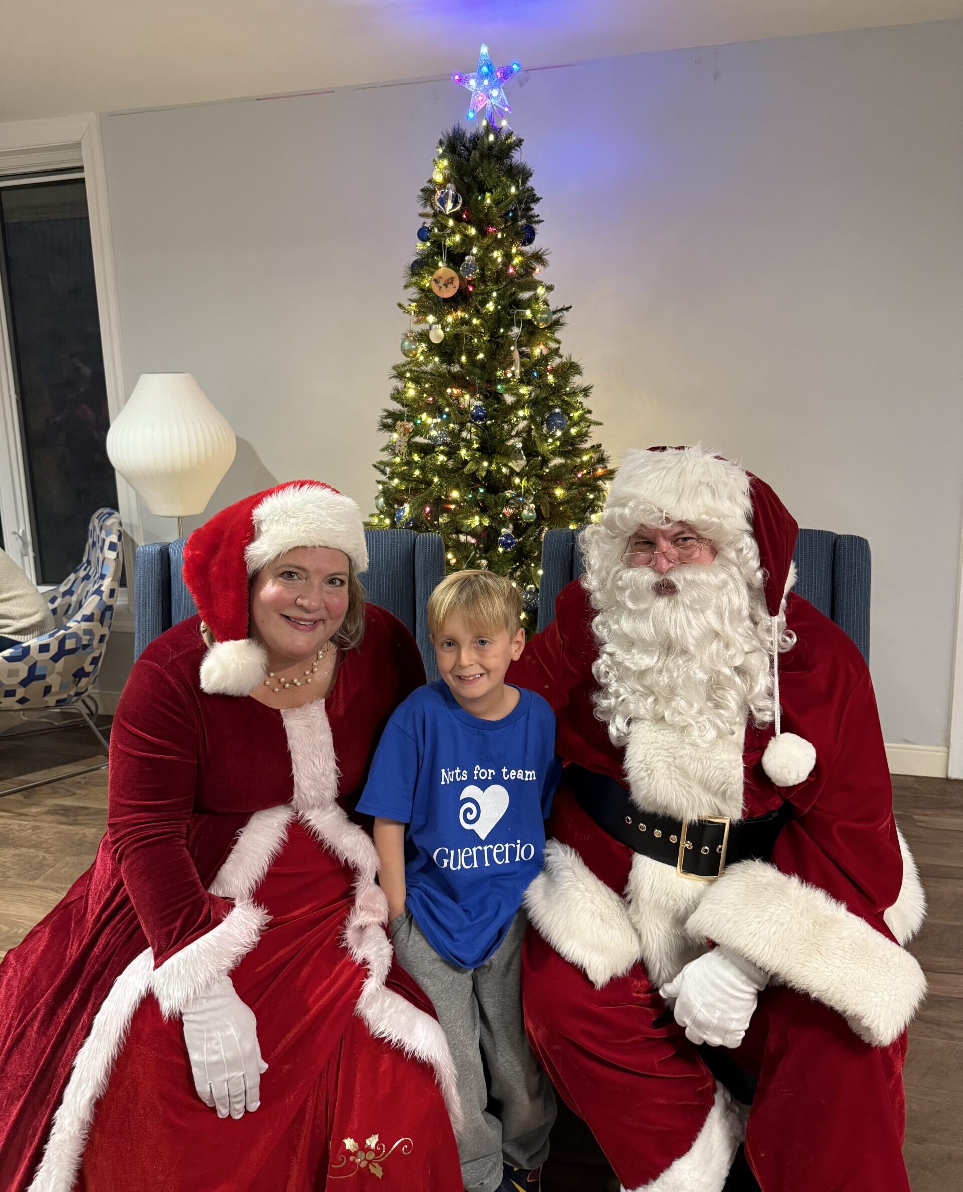 Lincoln at Santa Ride